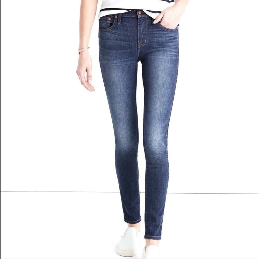 Madewell High Rise Women Jeans - Dark Blue
